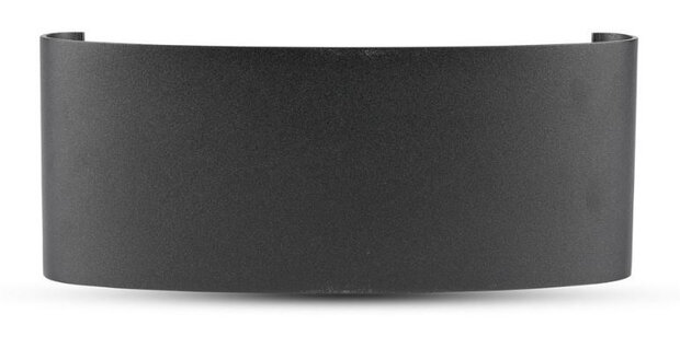 wandlamp VT-848 led 20 x 9 cm 8W 3000K 800lm IP54 zwart