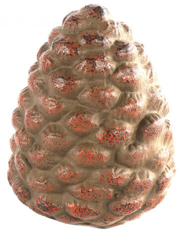 beeldje Noran 7,5 x 10 cm polysteen bruin