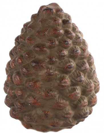 beeldje Noran 11,8 x 14,5 cm polysteen bruin