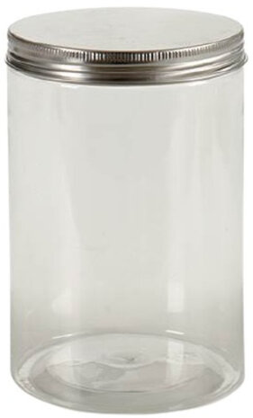 voorraadpot 1,5 liter 10 x 15 cm transparant