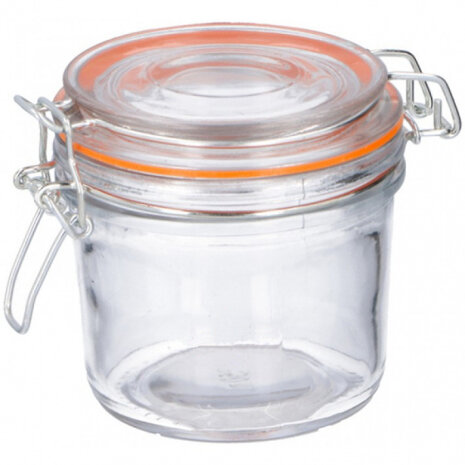 voorraadpot 1,5 liter 10 x 15 cm transparant