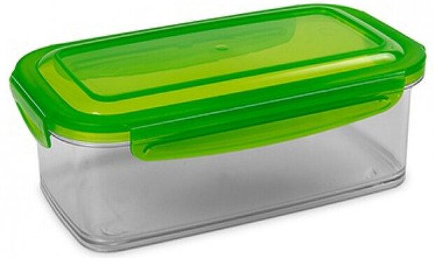 bewaardoos Tritan 800 ml 19 x 11 x 7,1 cm groen