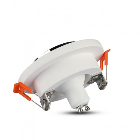 inbouwspot VT-862 GU10 35W 10 x 4 cm IP20 wit/chroom