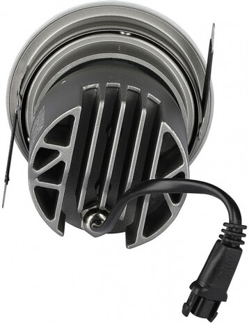 plafondspot VT-2907 led 6W 3000K 400 lm rond grijs/wit