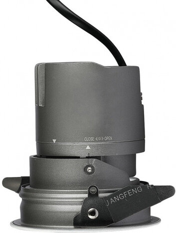plafondspot VT-2907 led 6W 3000K 400 lm rond grijs/wit
