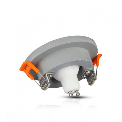 inbouwspot VT-862 GU10 35W 10 x 4 cm IP20 grijs/chroom