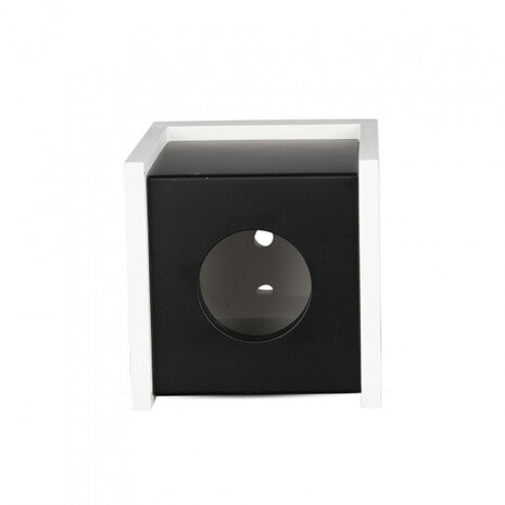 opbouwspot VT-860 GU10 35W 10 x 13 cm IP20 wit/zwart