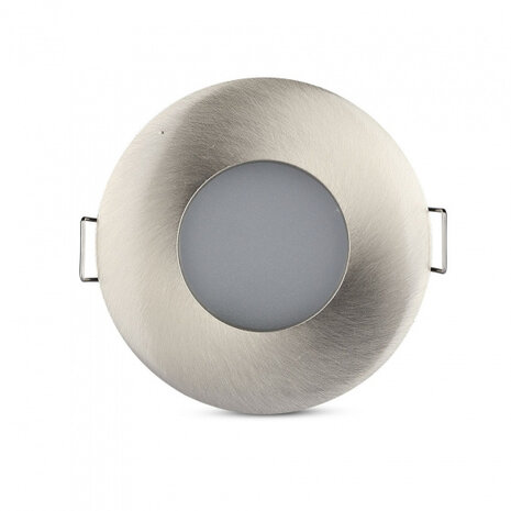 inbouwspot VT-787 8,4 x 3,8 cm GU10 IP54 zink zilver