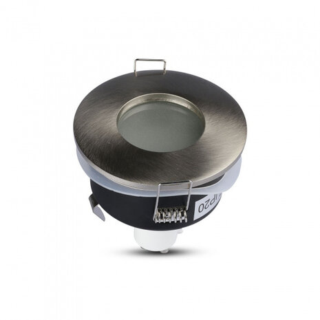 inbouwspot VT-787 8,4 x 3,8 cm GU10 IP54 zink zilver