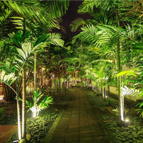 tuinlamp VT-857 led 25,5 cm 3000K IP65 aluminium zwart