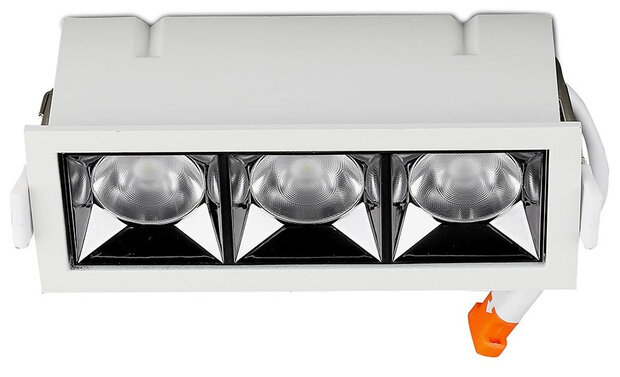 reflector VT-2-12 12W led 4000K 960lm aluminium wit