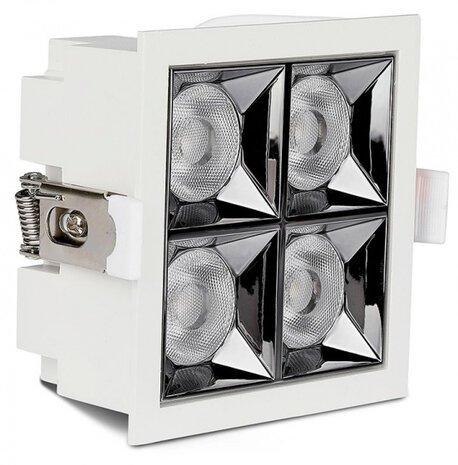 reflector VT-2-16 16W led 2700K 1280lm aluminium wit