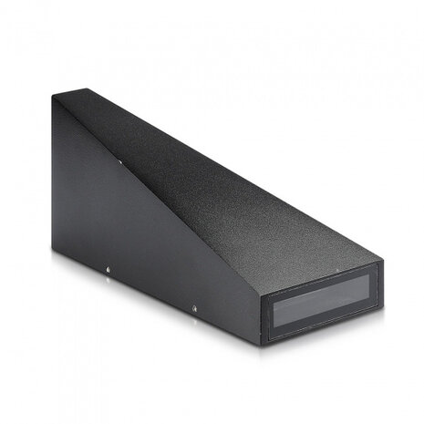 wandlamp VT-826 6W led 20 cm 4000K 660lm aluminium zwart