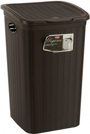 wasmand Elegance 50 liter 38 x 54,5 cm donkerbruin