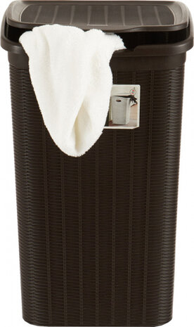 wasmand Elegance 50 liter 38 x 54,5 cm donkerbruin