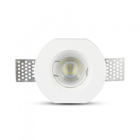 inbouwspot VT-764 GU10 14 x 14 x 4 cm gips wit