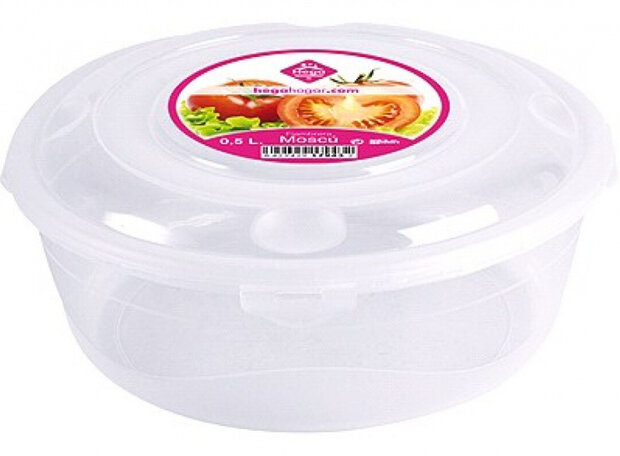lunchbox Moscu 500 ml 13,5 x 5,5 cm transparant