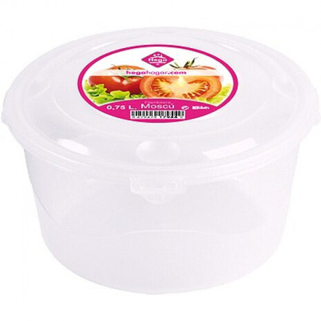 lunchbox Moscu 750 ml 13,5 x 8,2 cm transparant