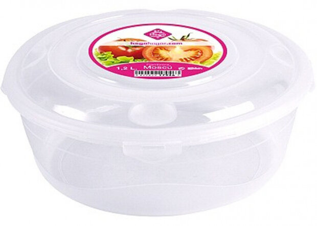 lunchbox Moscu 1,8 liter 20,5 x 8 cm transparant