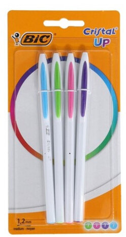 balpennen 1,2 mm 14 cm wit 4 stuks