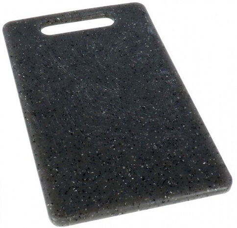 snijplank 25 x 15 x 0,8 cm zwart