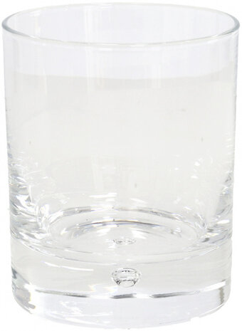 whiskyglas 28 cl 7,8 x 9,5 cm transparant