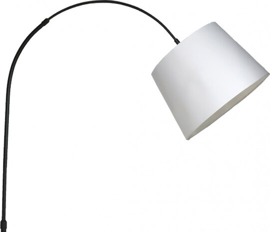 vloerlamp Chess 106 x 37 x 204 cm staal zwart/wit