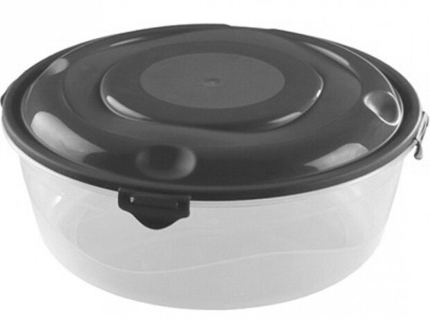 lunchbox Moscu 1,8 liter 20,5 x 8 cm grijs