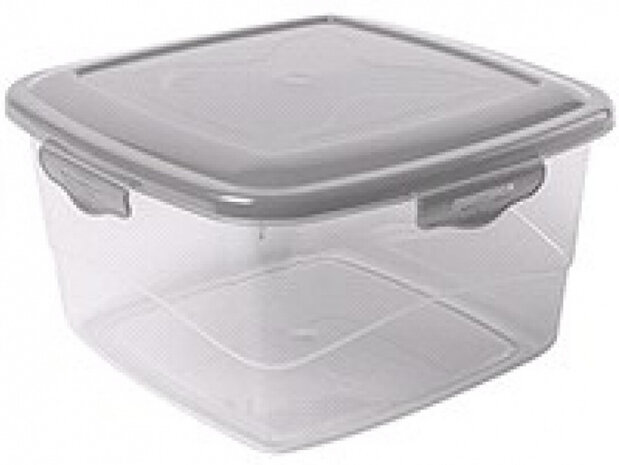 lunchbox London 1,6 liter 17 x 9,6 cm grijs