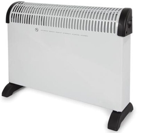 convector 2000W/1250W/750W 58 x 42 cm staal wit