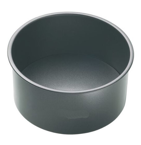bakvorm rond 15 cm staal donkergrijs
