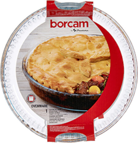 ovenschaal Borcam 1,72 liter 26 cm glas transparant
