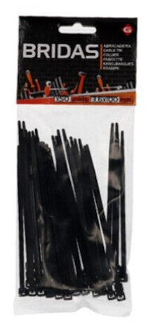 kabelbinders 3,6 x 100 mm zwart 50 stuks
