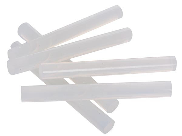 lijmpatronen 10 x 1,1 cm wit 6 stuks
