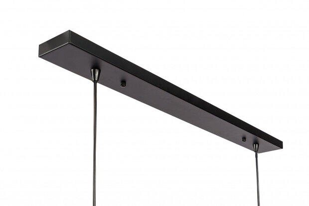 hanglamp Jazz E27 40W&nbsp;120 x 25 cm staal zwart