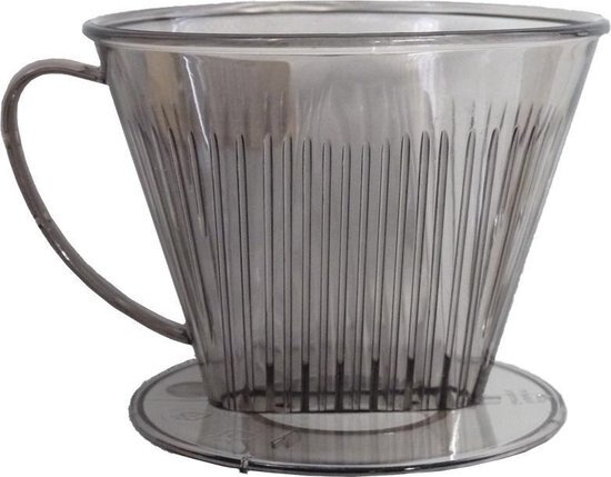 koffiefilter 5 cm transparant/bruin maat 2