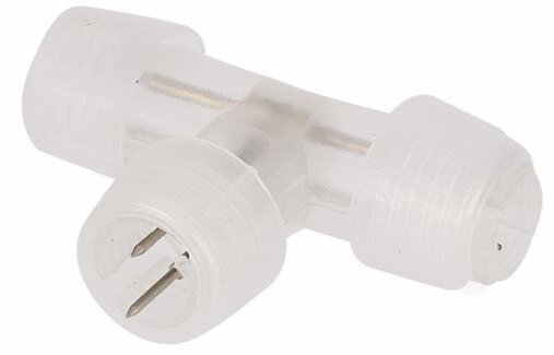 T-connector lichtslang transparant