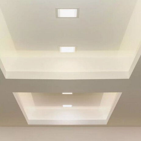 ledpaneel VT-307 3W 3000K IP20 210lm aluminium wit