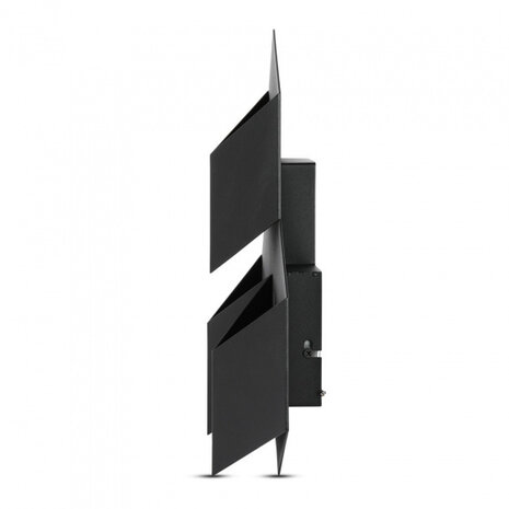 wandlamp VT-709 9W 3000K 990lm 44 cm aluminium zwart