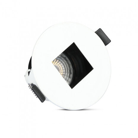 spotfitting VT-883 GU10 aluminium wit/zwart