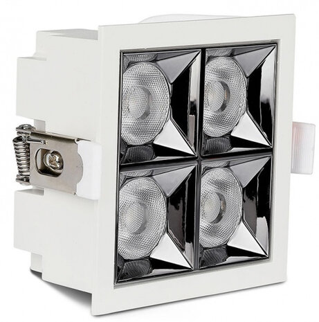 reflector VT-2-16 led 16W 4000K 1280lm aluminium wit