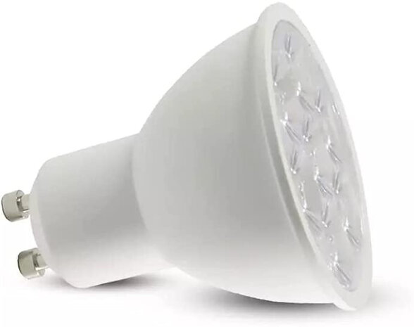 ledlamp VT-249 GU10 6W 4000K 500lm IP20 wit