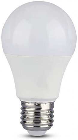 ledlamp VT-2219 A60 9W 6400K 806lm E27 wit