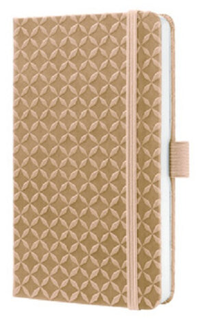 notitieboek Jolie A6 hardcover gelinieerd beige