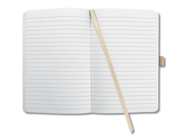 notitieboek Jolie A5 hardcover gelinieerd beige