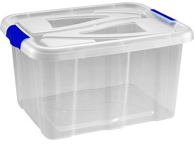 opbergbox Big Ben 30 liter 26,4 x 39 x 48,7 cm blauw