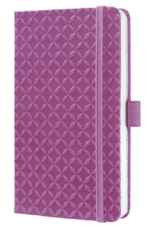 notitieboek Jolie A6 hardcover gelinieerd lila
