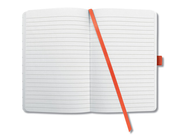 notitieboek Jolie A6 hardcover gelinieerd oranje