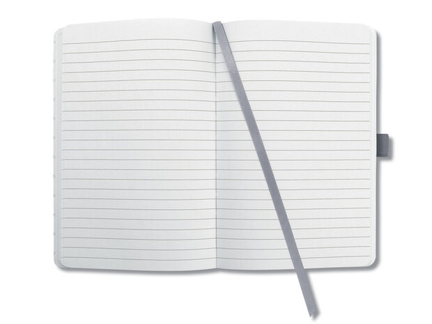 notitieboek Jolie A5 hardcover gelinieerd grijs