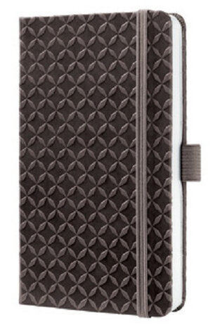 notitieboek Jolie A6 hardcover gelinieerd bruin